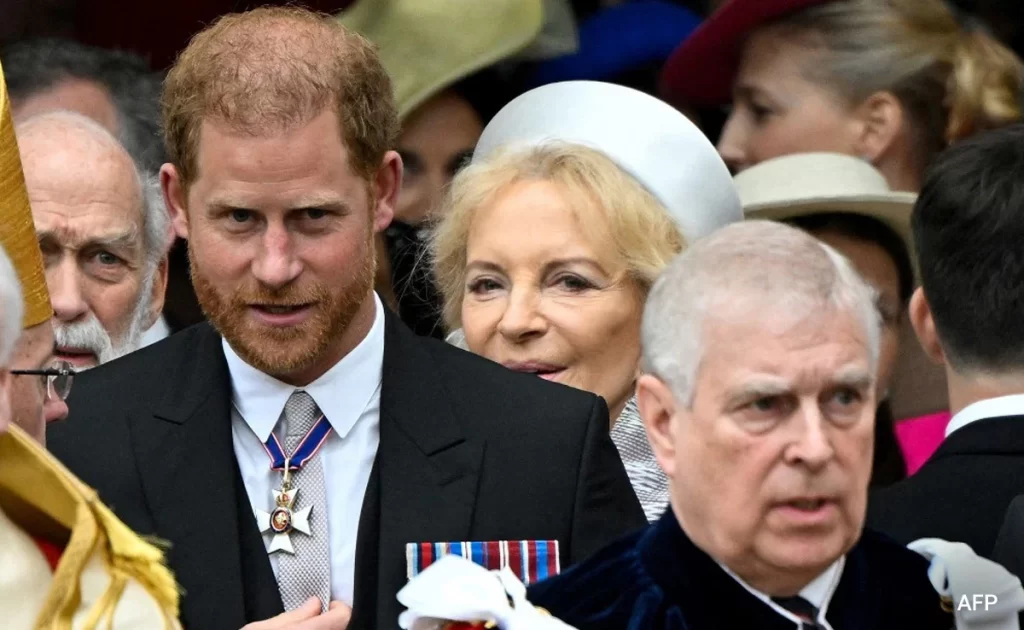 Controversial Princes Harry, Andrew pushed to third row at UK Coronation