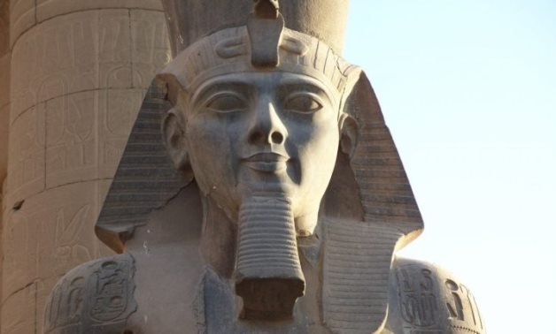 Big statue of Egyptian Pharoah Ramses II found in Egypt