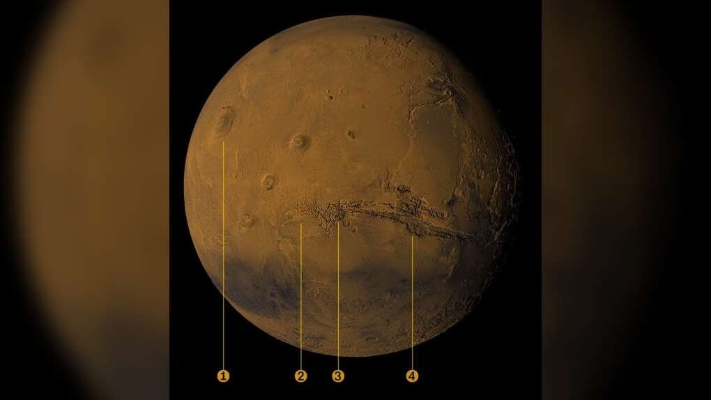 Scientists discover massive Volcano bigger than Mount Everest on Mars