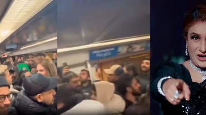 Pakistanis groove to Naseebo Lals Sohne Dildara on Barcelona metro