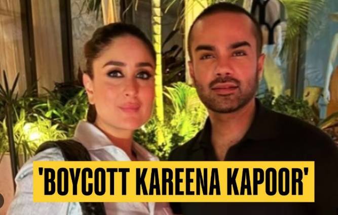 Boycott Kareena Kapoor Diva labelled a 'traitor for posing with Pakistani designer