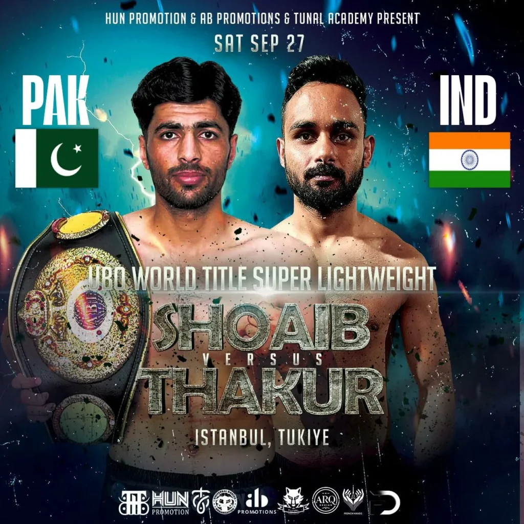 Pakistan’s Shoaib Khan to fight Indian boxer in Istanbul